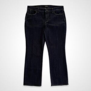 Talbots Petites Flawless Women's Size 12P Bootcut Five Pockets Blue Cotton Jeans